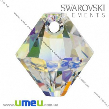 [Архів] Підвіска Swarovski 6328 Crystal AB, 8х8 мм, Біконус (POD-005667)