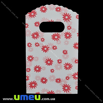 Подарунковий пакетик, 15х9 см, Червоний (UPK-026242)