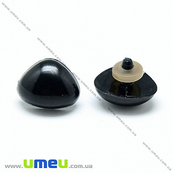 Носик зі штифтом (з заглушкою), 14х11 мм, Чорний (DIF-030506)