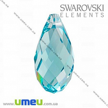 [Архив] Подвеска Swarovski 6010 Light Turquoise, 13х6,5 мм, Капля (POD-005469)