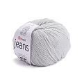 Пряжа YarnArt Jeans 50 г, 160 м, Серая светлая 49 (YAR-029719)