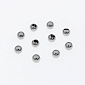 Заглушки торцеві з нержавіючої сталі, 3 мм, Темне срібло (STL-055918)