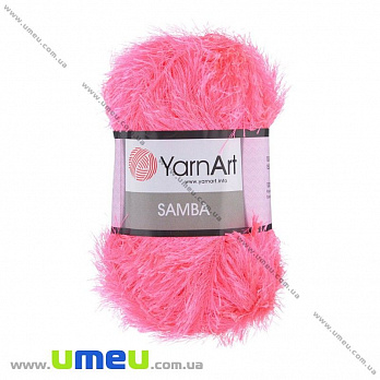 Пряжа YarnArt Samba 100 г, 150 м, Рожева яскрава 08 (YAR-025486)
