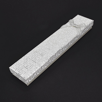 Коробочка Прямокутна, 21,3х4,3х2,2 см, Срібляста (UPK-042830)