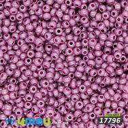 Бісер чеський 11/0, №17796, Бузковий темний, Перламутровий (BIS-044466)