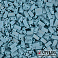 Бісер японський Miyuki HALF TILA №412FR, 5х2,3 мм, Бірюзовий матовий АВ (BIS-053242)