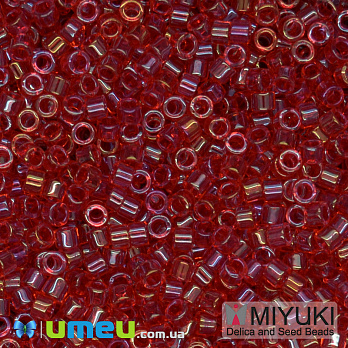 Бисер японский Miyuki Delica 11/0 DB2374, Красный (BIS-045428)