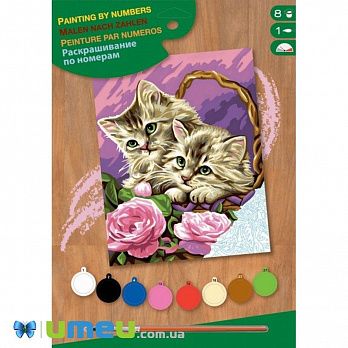 Набір для творчості Sequin Art PAINTING BY NUMBERS JUNIOR Кошенята (DIF-043463)
