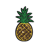 Термоаплікація з паєтками Ананас, 7,5х3,5 см (APL-055020)