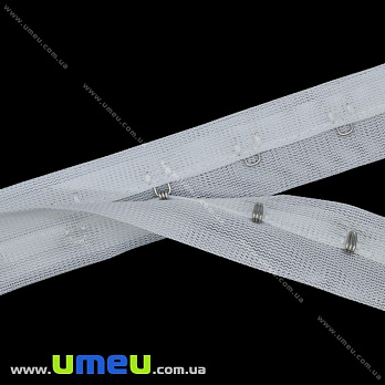 Тасьма з гачками, Біла, 25 мм (SEW-016120)