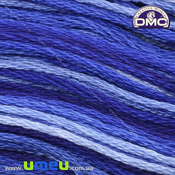 Муліне DMC 0121 Меланж синій (DMC-034255)