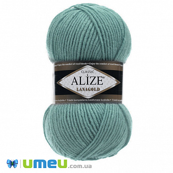 Пряжа Alize Lanagold 100 г, 240 м, М'ятна 462 (YAR-043314)