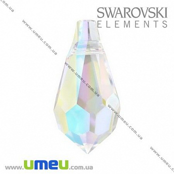 [Архів] Підвіска Swarovski 6000 Crystal AB, 15х7,5 мм, Крапля (POD-005462)