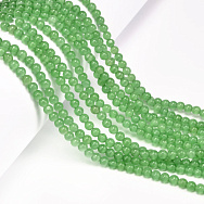 Намистини Котяче око, Синт. камінь, 4 мм, Зелені, Круглі (BUS-054250)