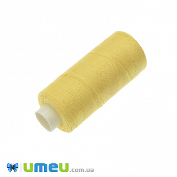 Нитка поліестерова KIWI №40/2, col.134, Жовта, 366 м (MUL-046704)