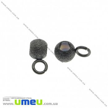Бейл з нержавіючої сталі, 7х3х4 мм, Чорний (STL-037237)