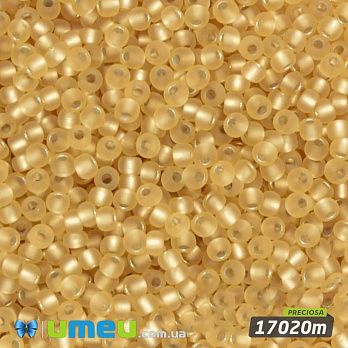 Бісер чеський №310m/17020m, Золото світле, Блискучий матовий, 10/0 (BIS-019607)