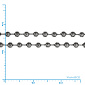 Ланцюг з кульками, Темне срібло, 2 мм (ZEP-040227)