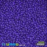 Бісер чеський 13/0, №30080, Фіалковий темний, Прозорий (BIS-019771)