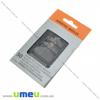 Набір швейних і циганська голок, 50 шт мікс (SEW-013909)