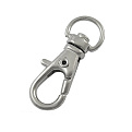 Замок-карабин поворотный, Темное серебро, 31х11 мм (ZAM-002689)