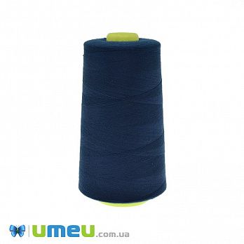 Нитка поліестерова KIWI №40/2 col.300, Сіро-синя, 3600 м (MUL-046436)