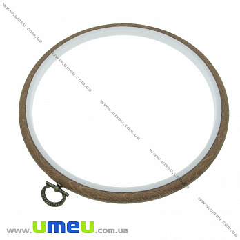 П'яльці-рамка круглі пластикові DMC, 19 см, Коричневі (MUL-035058)