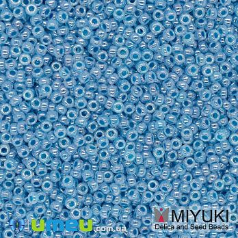Бісер японський Miyuki круглий RR 11/0 №537, Блакитний (BIS-043236)