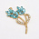 /p62440-podveska-koloski-golubie-strazi-steklyannie-37x22-mm/