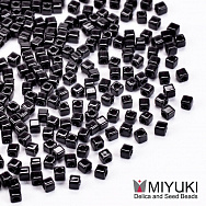 Бісер японський Miyuki Cubes SB18-401, 1,8 мм, Чорний (BIS-051227)