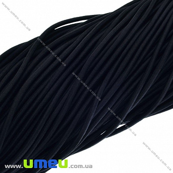 Гумка кругла, 4,5 мм, Чорна (LEN-028577)