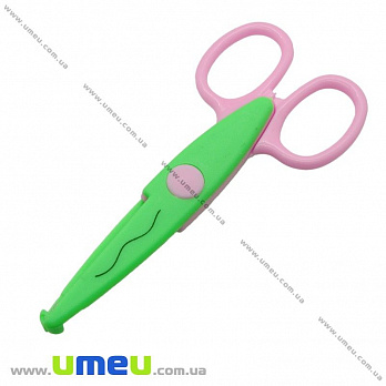 Ножиці фігурні пластикові, 13 cм (INS-021193)
