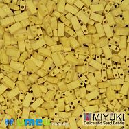 Бісер японський Miyuki HALF TILA №2311, 5х2,3 мм, Жовтий матовий (BIS-046085)