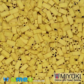 Бісер японський Miyuki HALF TILA №2311, 5х2,3 мм, Жовтий матовий (BIS-046085)