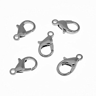 Замки-карабіни, 14х8 мм, Темне срібло (ZAM-010193)