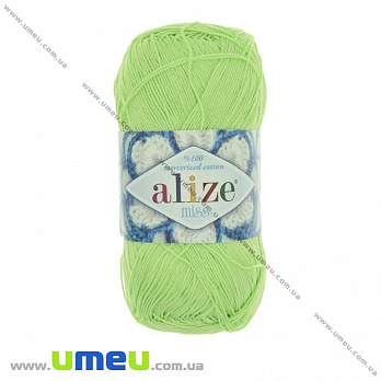 Пряжа Alize Miss 50 г, 280 м, Салатова 478 (YAR-025100)