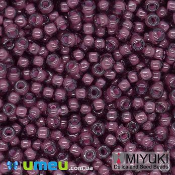 Бісер японський Miyuki круглий RR 8/0 №386, Бузковий (BIS-045939)