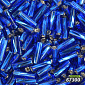 Бісер чеський Стеклярус 3, №167300, Синій блискучий скручений, 7 мм (BIS-059334)