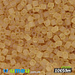 Бісер чеський Рубка 10/0, №10050m, Бежевий прозорий матовий (BIS-024295)