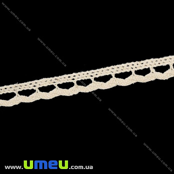 Мереживо бавовняне, 10 мм, Бежеве (LEN-016173)