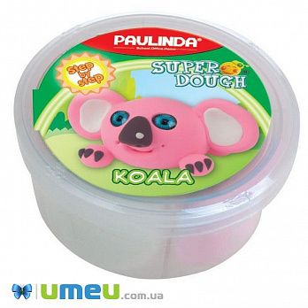 Маса для ліплення Paulinda Super dough 40г Коала (DIF-043563)