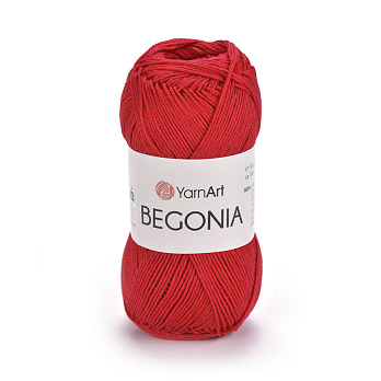 Пряжа YarnArt Begonia 50 г, 169 м, Червона 6328 (YAR-023026)