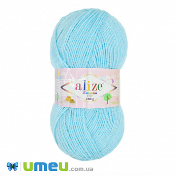 Пряжа Alize Sekerim Bebe 100 г, 320 м, Блакитна 189 (YAR-047455)