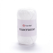 Шнур Macrame YarnArt 90 г, 130 м, Белый 154 (YAR-038452)