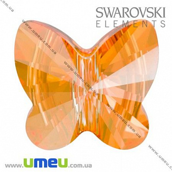 [Архів] Намистина Swarovski 5457 Crystal Astral Pink, 12х12 мм, Метелик (BUS-005383)