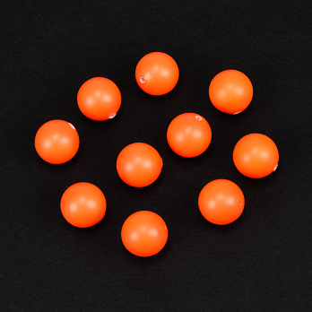 Бусины Swarovski 5810 Neon Orange Pearl, 10 мм (BUS-009882)