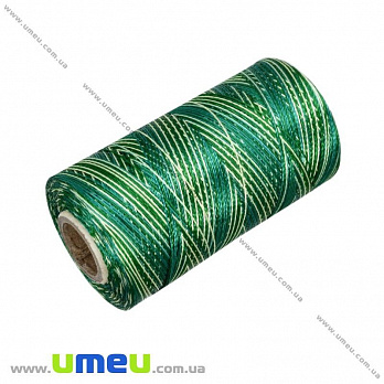Нитки шовкові Doli меланжеві, Зелені 210, 500 м (MUL-021568)