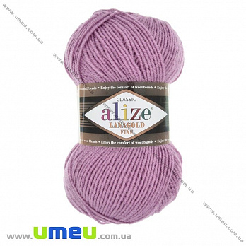 Пряжа Alize Lanagold Fine 100 г, 390 м, Пилова троянда 28 (YAR-023332)