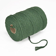 Шнур для макраме хлопковый, 2-3 мм, Зеленый (LEN-062996)