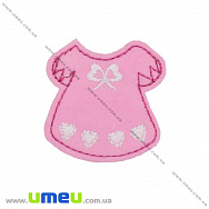 Термоаплікація Платье, 5х5 см, Рожева (APL-025779)